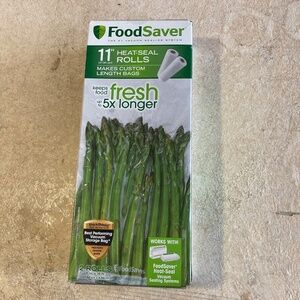 Food Saver 11” Hot Seal Rolls 2 Rolls New
